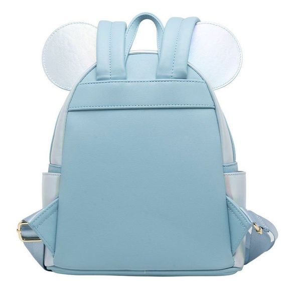Loungefly Disney Minnie Mouse Baby Blue Iridescent Princess Mini Backpack main image 8